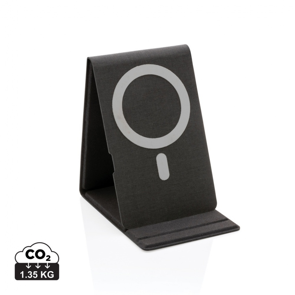 Logotrade Firmengeschenke das Foto: Artic magnetischer 10W Wireless Charging Smartphonehalter