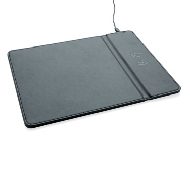 Logotrade Firmengeschenke das Foto: Mousepad mit Wireless-5W-Charging Funktion