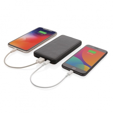 Logotrade Firmengeschenke das Foto: Tusca 10.000 mAh PU Powerbank