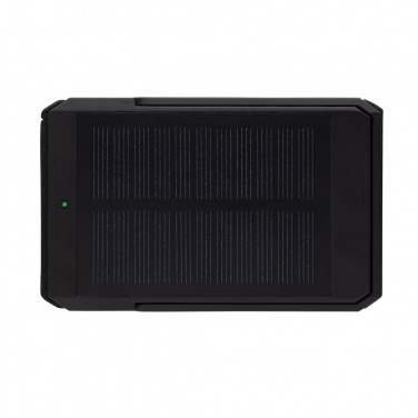 Logotrade Firmengeschenke das Foto: Skywave 5000mah Solar Powerbank, 10W Wireless aus rPlastik