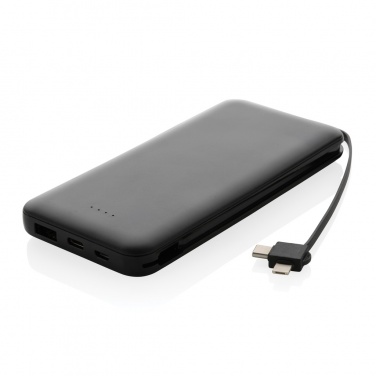 Logotrade Werbeartikel das Foto: Lockhart 10.000mAh Powerbank aus RCS Kunststoff