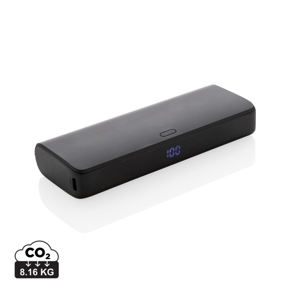 Logotrade Logogeschenke das Foto: FlashCharge 20.000mAh Fast-Charge Powerbank aus RCS rPlastik