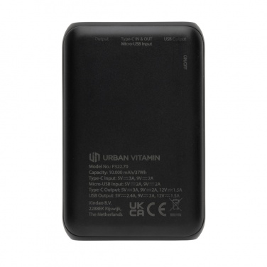 Logotrade werbemittel das Foto: Urban Vitamin Alameda 10.000mAh 18W PD Powerbank