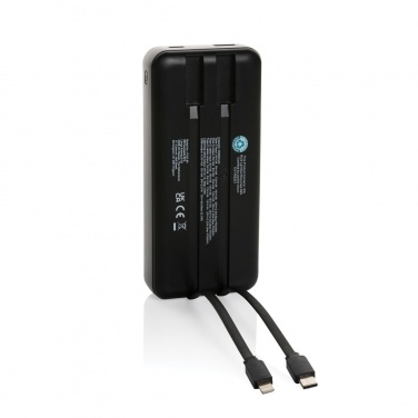 Logotrade Firmengeschenke das Foto: Gridley 20.000mAh 65W Laptop Powerbank aus RCS rPlastik