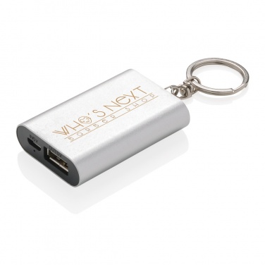 Logotrade Werbegeschenke das Foto: 1.000 mAh Schlüsselanhänger Powerbank