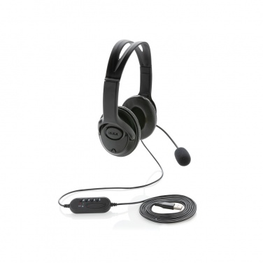 Logotrade Werbeartikel das Foto: Over-Ear Headset mit Kabel