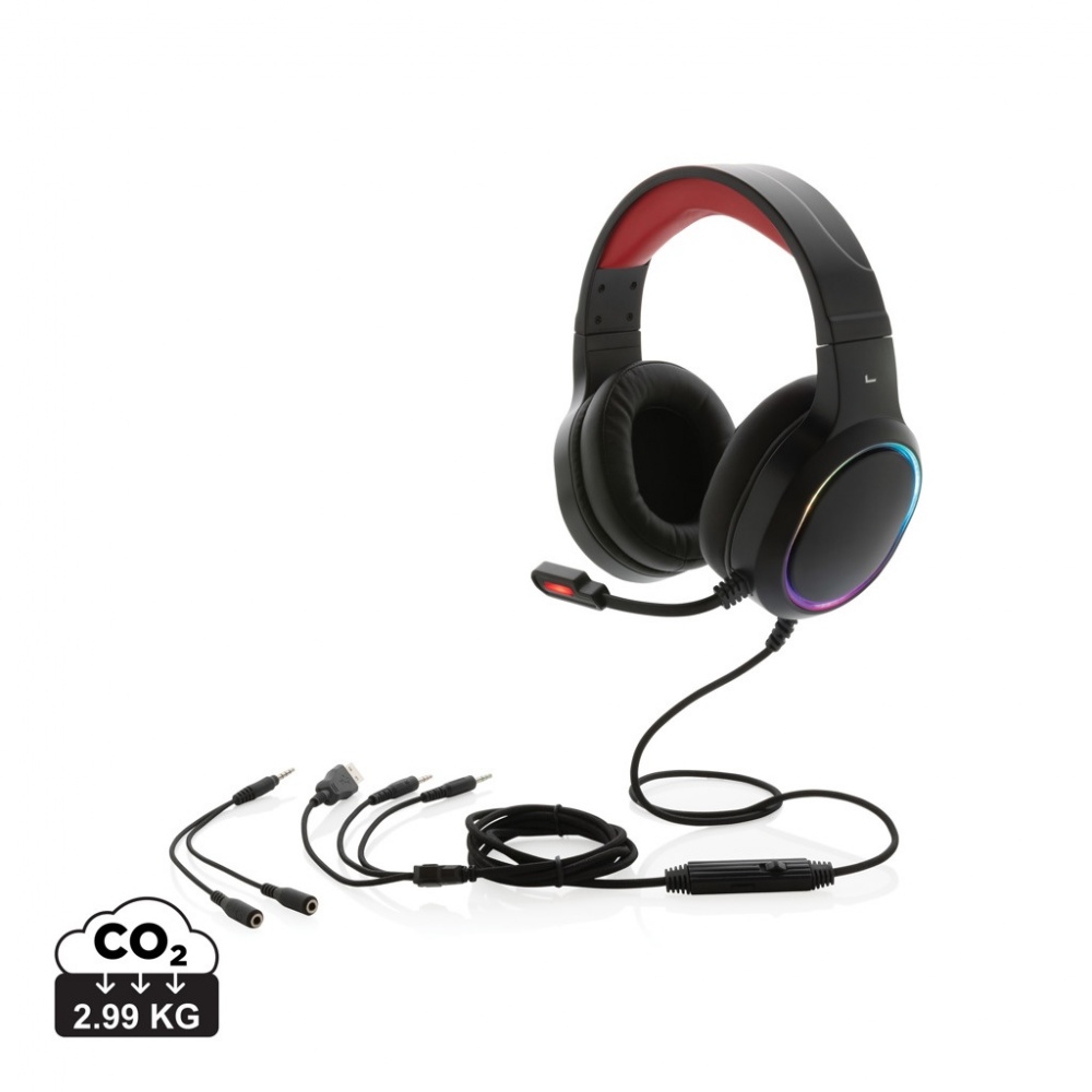 Logotrade Logogeschenke das Foto: RGB Gaming Headset