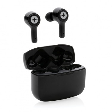 Logotrade Firmengeschenke das Foto: Swiss Peak TWS ANC Earbuds