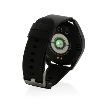 Logotrade werbemittel das Foto: Runde Fit Watch aus RCS recyceltem TPU