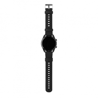 Logotrade Logogeschenke das Foto: Runde Fit Watch aus RCS recyceltem TPU