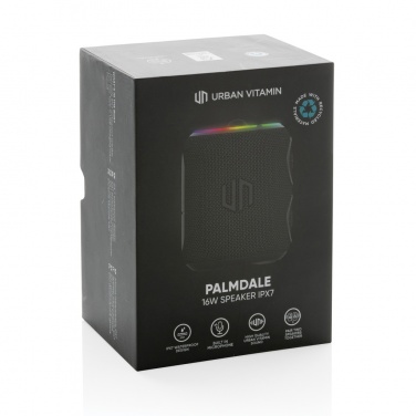 Logotrade Werbeartikel das Foto: Urban Vitamin Palmdale 16W IPX 7 Speaker aus RCS rPlastik