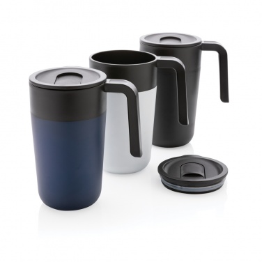 Logotrade Werbeartikel das Foto: GRS recycelte PP und Stainless Steel Tasse mit Griff