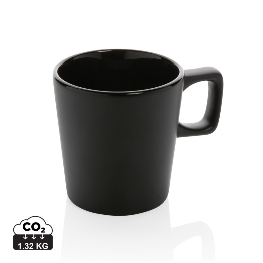 Logotrade Werbegeschenke das Foto: Moderne Keramik Kaffeetasse, 300ml