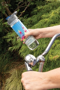 Logotrade werbemittel das Foto: Wasserflasche mit Aromafach