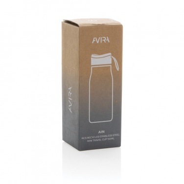 Logotrade Werbeartikel das Foto: Avira Ain 150ml Reiseflasche aus RCS rec. Stainless-Steel