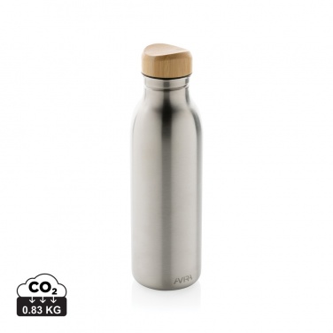 Logotrade Werbegeschenke das Foto: Avira Alcor 600ml Wasserflasche aus RCS rec. Stainless-Steel