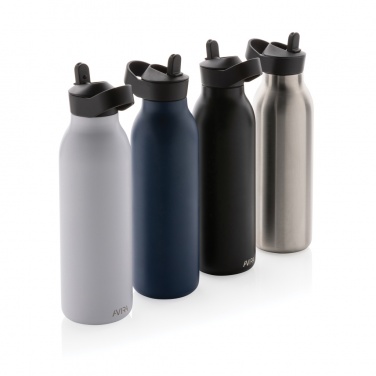 Logotrade Werbegeschenke das Foto: Avira Ara RCS Re-Steel Fliptop Wasserflasche 500ml