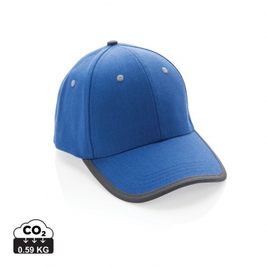 Logotrade Logogeschenke das Foto: Impact AWARE™ 280gr Brushed rCotton 6 Panel Kontrast-Cap