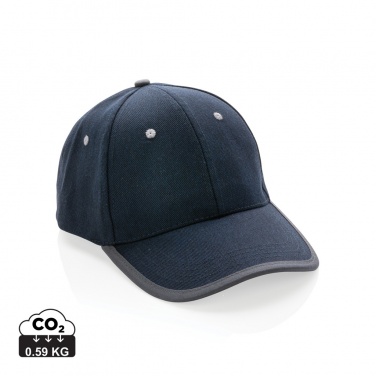 Logotrade Werbeartikel das Foto: Impact AWARE™ 280gr Brushed rCotton 6 Panel Kontrast-Cap