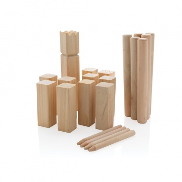 Logotrade werbemittel das Foto: Kubb Outdoor Wurfspiel aus Holz