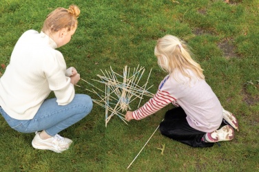 Logotrade Werbeartikel das Foto: Giant Mikado-Set aus Bambus