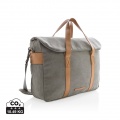 Canvas Laptop-Tasche, PVC-frei, grau