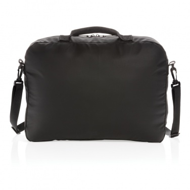 Logotrade Logogeschenke das Foto: Fashion schwarze 15,6" Laptoptasche, PVC-frei