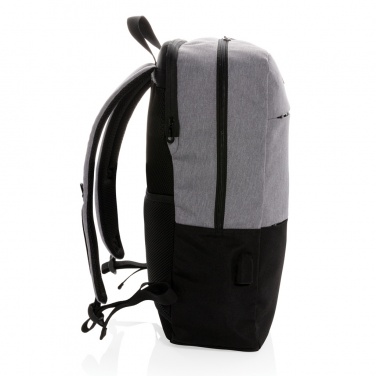 Logotrade Geschäftsgeschenke das Foto: Moderner 15.6" USB & RFID Laptop-Rucksack, PVC-frei