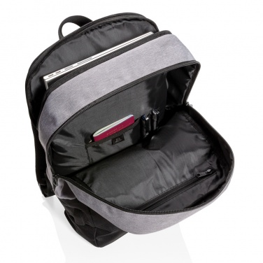 Logotrade Firmengeschenke das Foto: Moderner 15.6" USB & RFID Laptop-Rucksack, PVC-frei