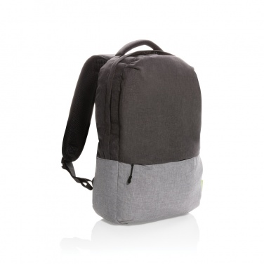 Logotrade Logogeschenke das Foto: Duo Color RPET 15.6" RFID Laptop-Rucksack, PVC-frei