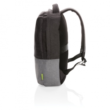 Logotrade Firmengeschenke das Foto: Duo Color RPET 15.6" RFID Laptop-Rucksack, PVC-frei