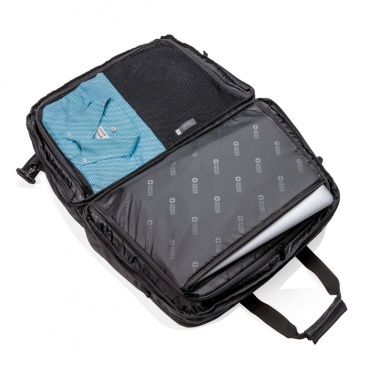 Logotrade Geschäftsgeschenke das Foto: Swiss Peak RFID Wochenendtasche mit Kofferöffnung