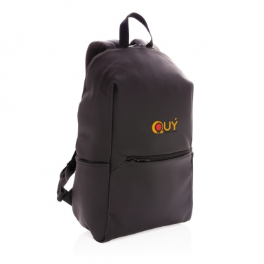 Logotrade Firmengeschenke das Foto: Schicker PU 15.6" Laptop-Rucksack