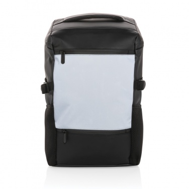 Logotrade Werbeartikel das Foto: PU-Easy-Access High-Visibility 15.6" Laptop-Rucksack