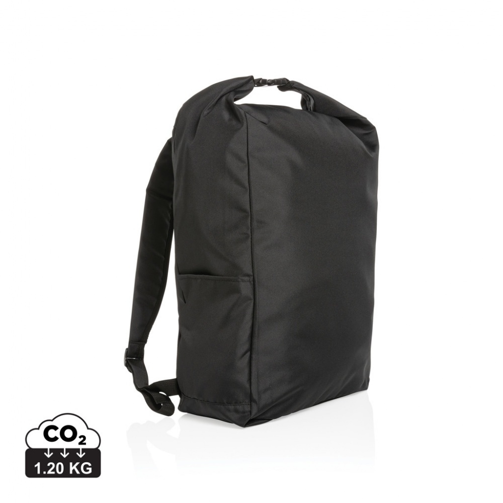 Logotrade Werbeartikel das Foto: Impact AWARE™ RPET Basic Rolltop-Rucksack