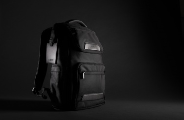 Logotrade Werbeartikel das Foto: Swiss Peak AWARE™ RPET Voyager 15.6" Laptop Rucksack