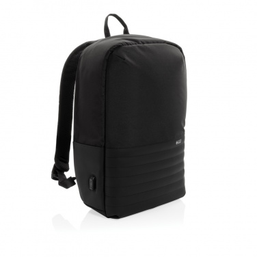 Logotrade Firmengeschenke das Foto: Swiss Peak AWARE™ Anti-Theft-RFID 15.6"-Laptop-Rucksack