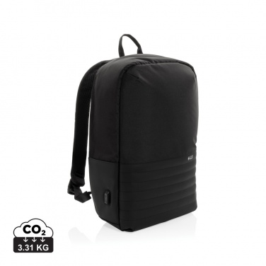 Logotrade Geschäftsgeschenke das Foto: Swiss Peak AWARE™ Anti-Theft-RFID 15.6"-Laptop-Rucksack