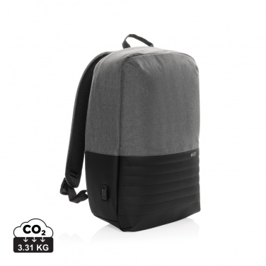 Logotrade Geschäftsgeschenke das Foto: Swiss Peak AWARE™ Anti-Theft-RFID 15.6"-Laptop-Rucksack