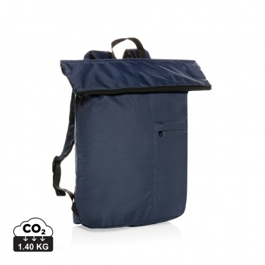 Logotrade Werbeartikel das Foto: Dillon AWARE™ RPET faltbarer Lightweight-Rucksack