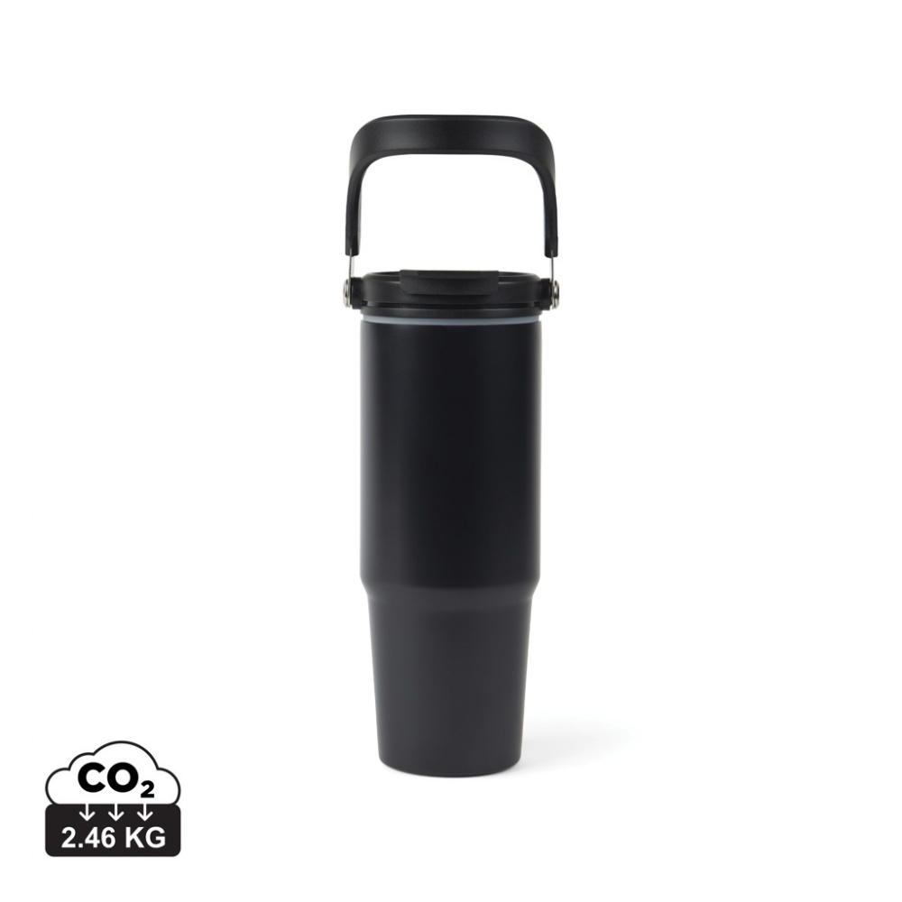 Logotrade Werbeartikel das Foto: VINGA Eos Trek 880ml Flasche aus RCS rec. Stainless-Steel