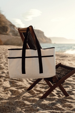 Logotrade Werbegeschenke das Foto: VINGA Volonne AWARE™ Strandtasche aus recyceltem Canvas