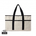 VINGA Volonne AWARE™ Strandtasche aus recyceltem Canvas, cremefarben