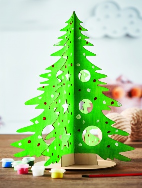 Logotrade Geschäftsgeschenke das Foto: DIY Weihnachtsbaum aus Holz