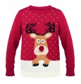 Weihnachtspullover L/XL, Rot