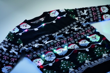 Logotrade Werbegeschenke das Foto: Weihnachts-LED-Pullover S/M