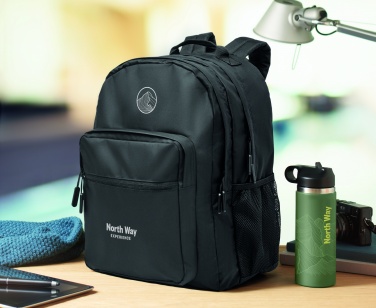 Logotrade werbemittel das Foto: Laptop-Rucksack 300D RPET