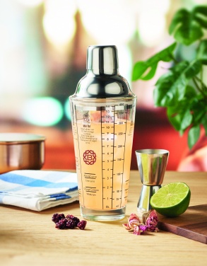 Logotrade werbemittel das Foto: Glas-Cocktailshaker 400 ml