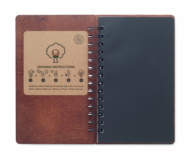 Logotrade Firmengeschenke das Foto: DIN A5 Notizbuch GROWBOOK™