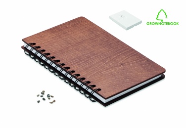 Logotrade Werbegeschenke das Foto: DIN A5 Notizbuch GROWBOOK™